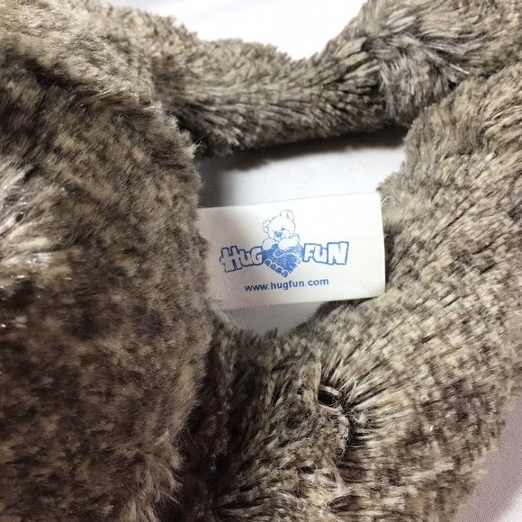 Sloth Plush Three Toed Clawed 18” Stuffed Animal Toy Realistic Brown Tan Hug Fun - Picture 8 of 9